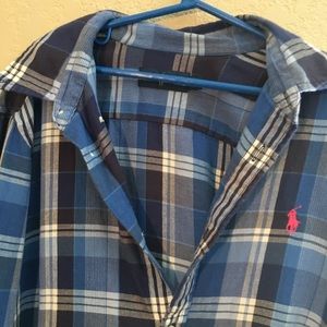 ⭐️⭐️ Ralph Lauren checkered flannel(SIZE 10) ⭐️⭐️